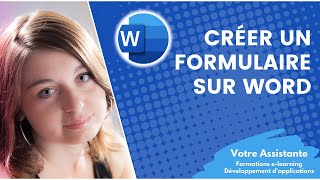 Créer un formulaire sur Word [upl. by Oaks]