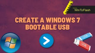 How to create a Windows 7 Bootable USB  Level 1 [upl. by Daniel]