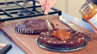 Biologisch recept  Gezonde chocoladetaart by Amber Alberda [upl. by Miche]