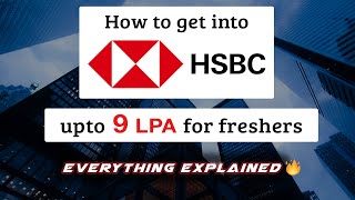 How to get into HSBC  HSBC Selection Procedure  HSBC package  HSBC Freshers  Technical interview [upl. by Kral]