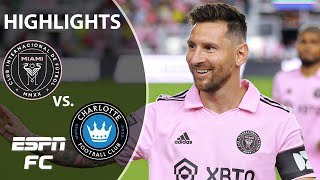 Lionel Messi scores again as Inter Miami cruises past Charlotte FC HIGHLIGHTS  Leagues Cup [upl. by Filmore]