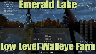 Fishing Planet Low Level Easy Guide  Emerald Lake Walleye Farm [upl. by Agamemnon]