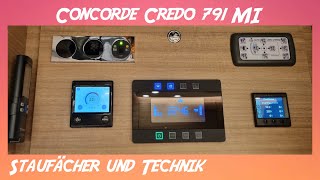 Concorde Credo 791 MI  Staufächer und Technik [upl. by Teews]