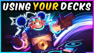 Playing YOUR Best Clash Royale Decks [upl. by Bertina]