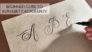 Mastering the Art of Lettering Beginners Guide to Alphabet Calligraphy [upl. by Retep]