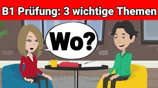 Mündliche Prüfung Deutsch B1  Gemeinsam etwas planenDialog  3 wichtige Themen  sprechen Teil 3 [upl. by Sillyrama]