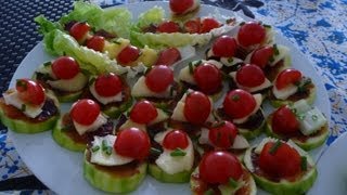 Mes Recettes Minceur Amuses bouche pour apéritif estival [upl. by Yema]