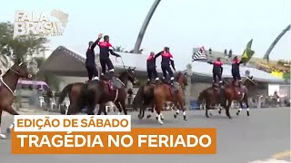 Oficial da Cavalaria morre após passar mal durante desfile do Dia da Independência do Brasil em SP [upl. by Ettenrahs]