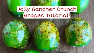 How To Make Jolly Rancher Crunch Grapes 🍇🍬🍭👀 candy viral trending youtube diy how fyp [upl. by Hgieloj]