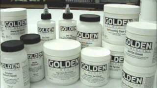 Collage GOLDEN Gels and Mediums as an Adhesive [upl. by Mcdougall]