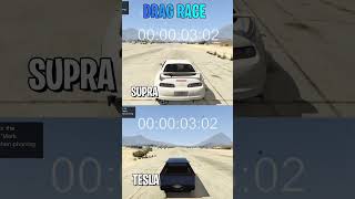 GTA5 Tesla Vs Supra PT1  shorts trending gta [upl. by Cohla]