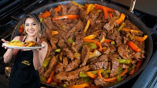 The BEST STEAK FAJITAS You Can Make at Home [upl. by Stulin]