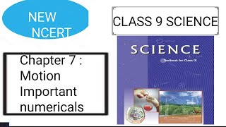 Important numericals of ch motion class 9physicsmaths forceandlawsofmotionclass9 [upl. by Swarts]