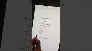 Divisibility Rule of 7 [upl. by Kinemod]