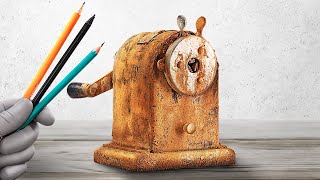 Stabilo  Old Pencil Sharpener Restoration [upl. by Ihcas]