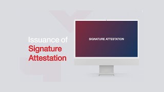 Signature Attestation [upl. by Anasxor]