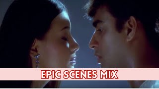 रहना है तेरे दिल में  Epic Scenes Mix  Part 2 [upl. by Acima851]