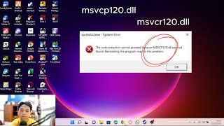 CARA MENGATASI MSVCPMSVCR 120DLL NOT FOUND OR MISSING [upl. by Kirtap]