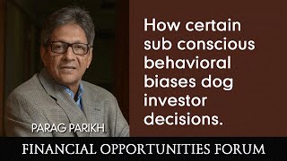 How certain sub conscious behavioral biases dog investor decisions [upl. by Safko]