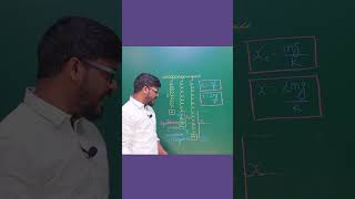 Equilibrium and maximum elongation of spring  Sujeet Kumar  RPM shorts [upl. by Gensler]