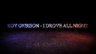 Roy Orbison  I Drove All Night guitar cover with rolling tabs [upl. by Mide]