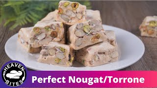 Finally I found how to make Perfect Nougat this Italian Torrone Recipe is great for Holiday sweet [upl. by Onateag869]