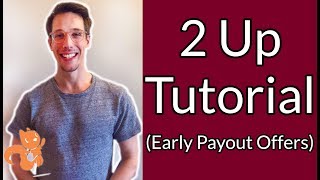 2 Up Tutorial  How To Complete Early Payout Offers  Bet365 Matched Betting  Profit Squirrel [upl. by Arbba]