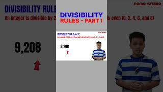 DIVISIBILITY RULES  PART 1 math divisibilityrule civilserviceexam [upl. by Anahsor851]