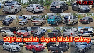 Update Stock Mobil Bekas Murah Berkwalitas Terpercaya Atmajaya Motor Malang 16 September 2022 [upl. by Inatirb]