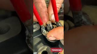 valve keeper lock installation engine car mechanic automobile short TjAutoCare [upl. by Prager]