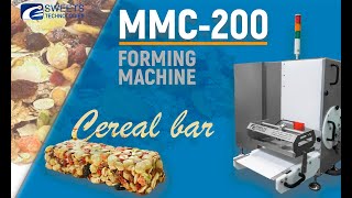 Automatic modern forming machine MMC200  cereal bar  cereal bar manufacturing process [upl. by Llednahc]