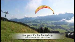 Gleitschirm Tandemflug Oberstdorf und Bolsterlang Allgäu [upl. by Marillin]