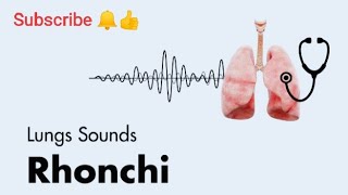 Rhonchi an Abnormal lungs Sound [upl. by Aihsemek]