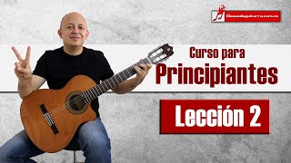 Curso de guitarra para principiantes Lección 2 Cambio de cuerdas y afinación [upl. by Ennagrom]