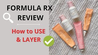 Honest Formula RX Review ✅ HOW TO USE  Barrier Relief Cream Vitamin c Niacinamide Lactic acid [upl. by Dhar]