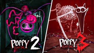 Mommy Long Legs VS CatNap BOSSFIGHT Comparison  Poppy Playtime Chapter 3 VS Chapter 2 [upl. by Cam594]