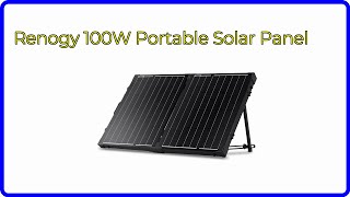 REVIEW 2024 Renogy 100W Portable Solar Panel ESSENTIAL details [upl. by Auqinu210]