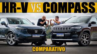 Jeep COMPASS VS Honda HRV quando o preço SUV compacto chega no SUV médio Qual comprar [upl. by Allista]