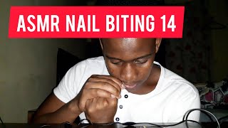 ASMR NAIL BITING 14 [upl. by Ellerrehs]