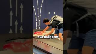 IDEIA PARA NÃO PERDER A MALA NO AEROPORTO KK shorts japão [upl. by Etnasa775]