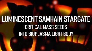 Luminescent Samhain Stargate  Critical Mass Seeds Into Bioplasma Light Body [upl. by Dygal]