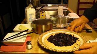 Cranberry Sauce Pie easy homemade crust [upl. by Darooge106]