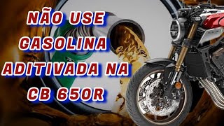 Nunca use gasolina aditivada da Cb 650 r Honda [upl. by Gibby]