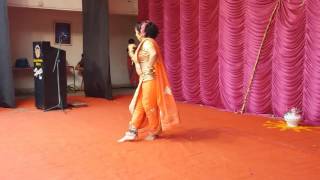 Nayana Randive Jadhav performing dance Zalya Tinhi Saanja [upl. by Dnaletak]