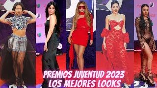 PREMIOS JUVENTUD 2023 los looks más impactantes de la alfombra roja [upl. by Nadda]