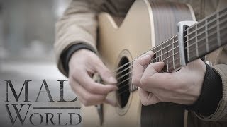 Mad World  Gary Jules Fingerstyle Guitar Cover by Albert Gyorfi [upl. by Adelina204]