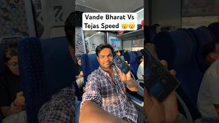 VANDE BHARAT vs TEJAS EXPRESS running at FULL SPEED 150KmsHr 😳😳 indiarailways speed [upl. by Ailero]