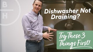 Dishwasher not Draining  Easy Fix [upl. by Nevi]