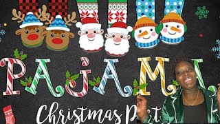 Christmas Pajamas PartyGirls Night Secret Santa Gift Exchange VLOGMAS DAY 16 [upl. by Cavanaugh618]