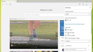 Windows 10  Setting your Home Page in Edge [upl. by Deland]